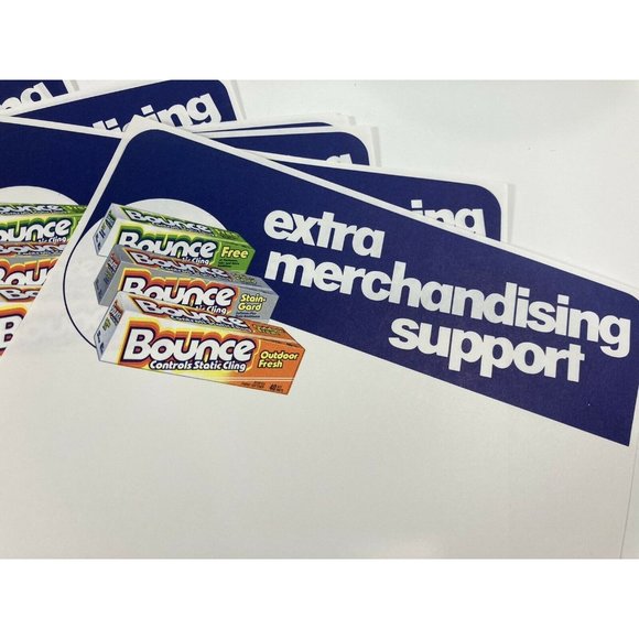 Vintage 80s Bounce Fabric Softener Dryer Sheets Printer Paper Stationary TV Prop - Picture 2 of 5